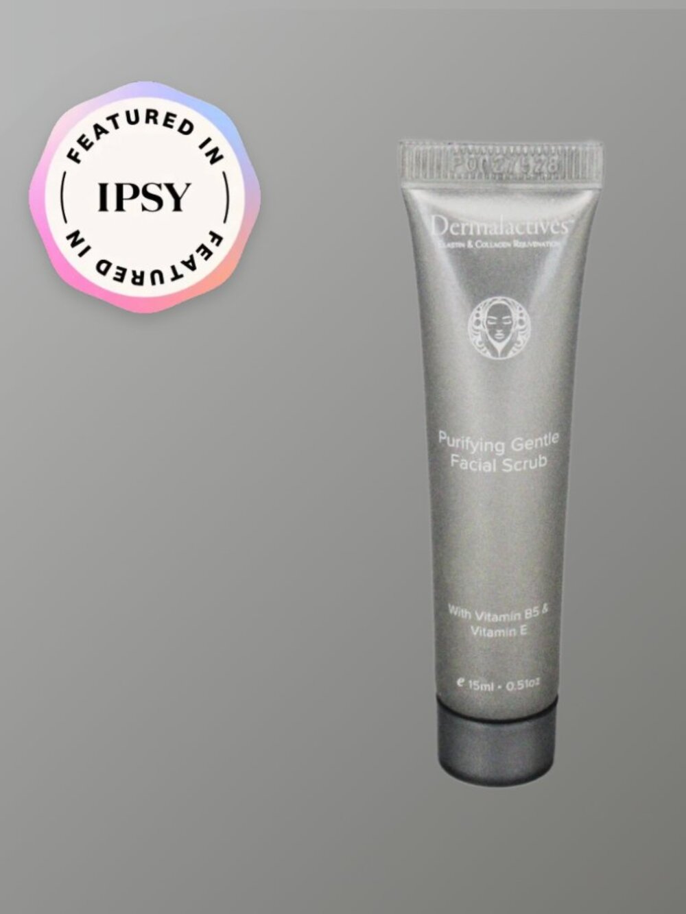 Brand New, Sealed Dermalactives Purifying Gentle Facial Scrub, Travel Size